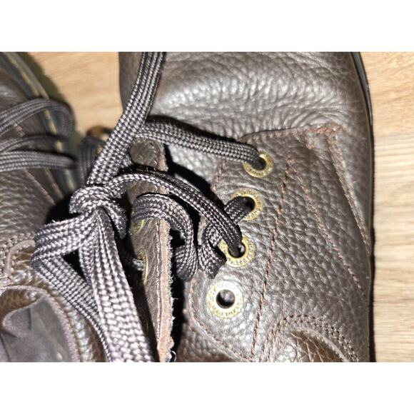 Dr Martens Ashfeld Shoes Mens 9 Brown Pebbled Leather Oxfords Casual Business - Picture 8 of 14